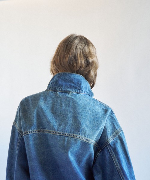 Levi's(リーバイス)の「Levi's/リーバイス SOFT GRUNGE TYPE Ⅱ BALLOON SLEEVES(デニムジャケット・レディース・ダークインディゴブルー・XX-SMALL/XS/S/M)」の7枚目の写真