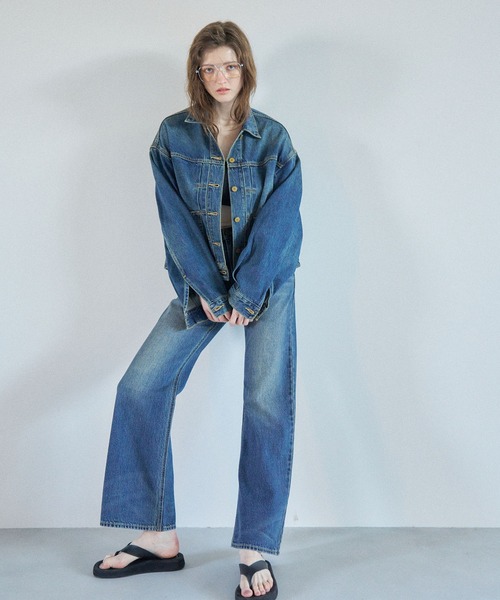 Levi's(リーバイス)の「Levi's/リーバイス SOFT GRUNGE TYPE Ⅱ BALLOON SLEEVES(デニムジャケット・レディース・ダークインディゴブルー・XX-SMALL/XS/S/M)」の10枚目の写真