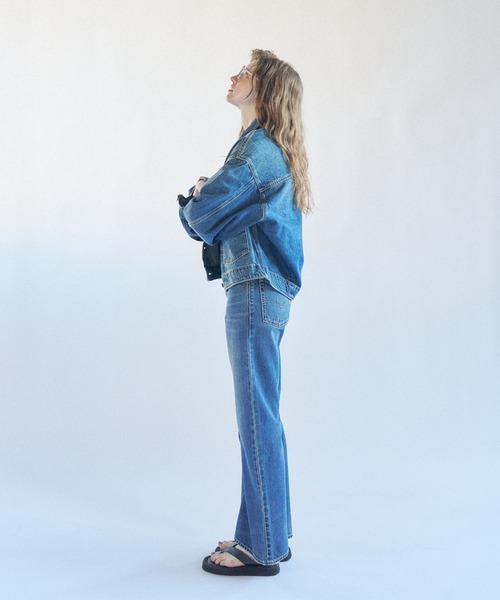 Levi's(リーバイス)の「Levi's/リーバイス SOFT GRUNGE TYPE Ⅱ BALLOON SLEEVES(デニムジャケット・レディース・ダークインディゴブルー・XX-SMALL/XS/S/M)」の13枚目の写真