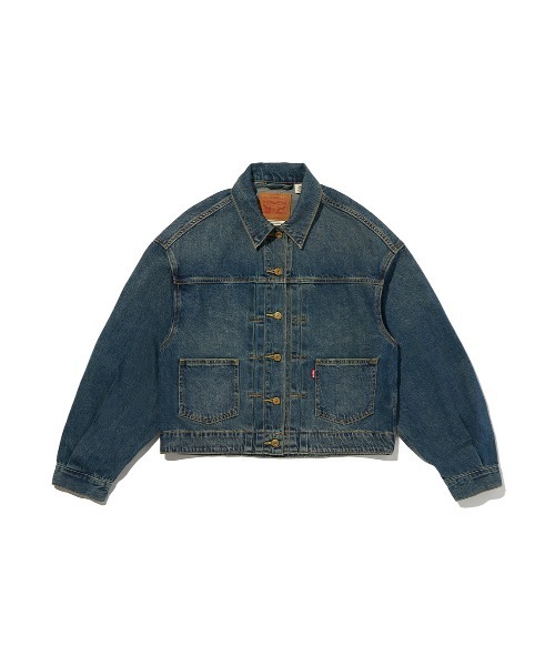 Levi's(リーバイス)の「Levi's/リーバイス SOFT GRUNGE TYPE Ⅱ BALLOON SLEEVES(デニムジャケット・レディース・ダークインディゴブルー・XX-SMALL/XS/S/M)」の16枚目の写真