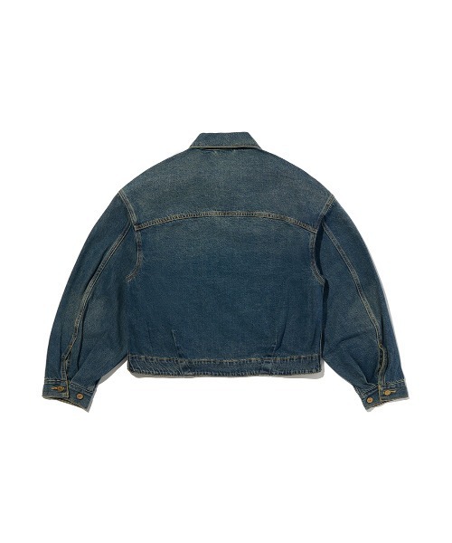 Levi's(リーバイス)の「Levi's/リーバイス SOFT GRUNGE TYPE Ⅱ BALLOON SLEEVES(デニムジャケット・レディース・ダークインディゴブルー・XX-SMALL/XS/S/M)」の17枚目の写真