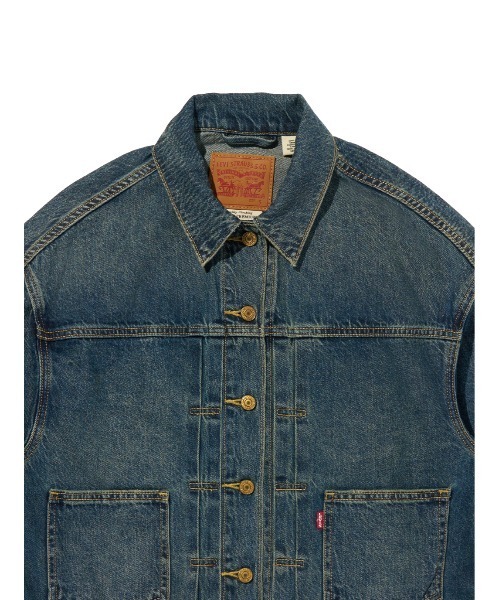 Levi's(リーバイス)の「Levi's/リーバイス SOFT GRUNGE TYPE Ⅱ BALLOON SLEEVES(デニムジャケット・レディース・ダークインディゴブルー・XX-SMALL/XS/S/M)」の18枚目の写真