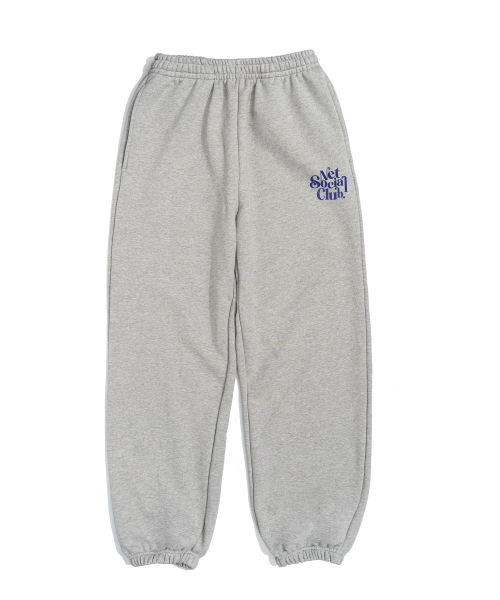 NET SOCIAL CLUB（ネットソーシャルクラブ）の「OGロゴトレーニングパンツ（メランジ）（スウェットパンツ・レディース・グレー・S/M/L）」の2枚目の写真