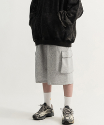 DRAW.M（ドローエム）の「バミューダカーゴハーフスウェットパンツ（グレー）（その他パンツ）」