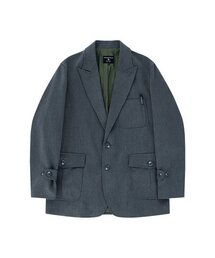 HONGWOOSUNG（ホンウソン）の「LOOSED SINGLE WORKWEAR JACKET_GRAY（テーラードジャケット）」