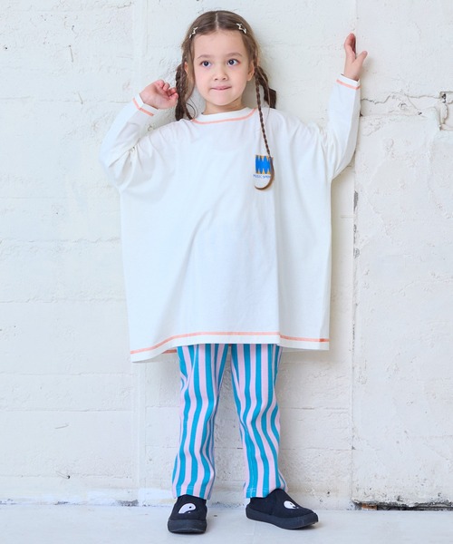 MARKEY'S(マーキーズ)の「ソウガラストレッチスキニーパンツ(その他パンツ・キッズ・ベージュ/ピンク/オフホワイト・80/90/95/100/110/120/130)」の11枚目の写真