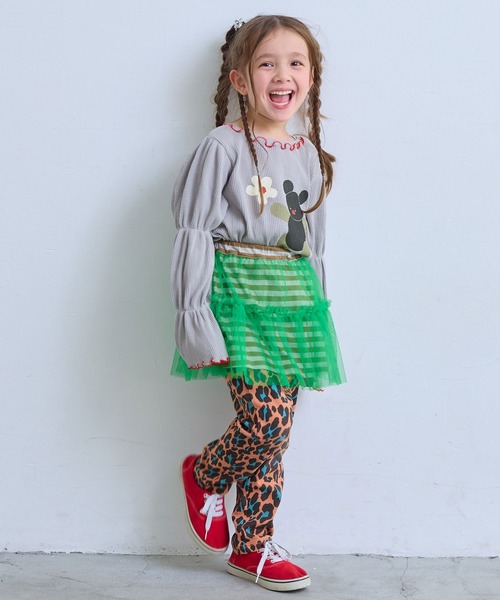 MARKEY'S(マーキーズ)の「ソウガラストレッチスキニーパンツ(その他パンツ・キッズ・ベージュ/ピンク/オフホワイト・80/90/95/100/110/120/130)」の8枚目の写真