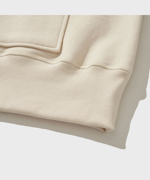 VDR（ブイディアール）の「2POCKET DAMAGED SWEAT PARKA [Natural]（スウェット・メンズ・その他・M/L/XL）」の4枚目の写真