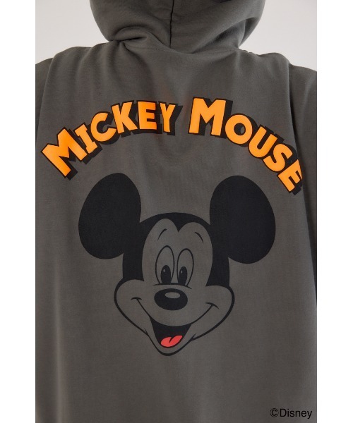 RODEO CROWNS WIDE BOWL（ロデオクラウンズワイドボウル）の「(Disney)ZIPパーカー（パーカー・レディース・チャコールグレー/ライトピンク/グレー×ホワイト・FREE）」の10枚目の写真