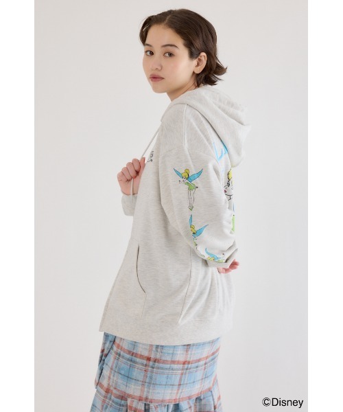 RODEO CROWNS WIDE BOWL（ロデオクラウンズワイドボウル）の「(Disney)ZIPパーカー（パーカー・レディース・チャコールグレー/ライトピンク/グレー×ホワイト・FREE）」の19枚目の写真