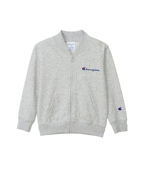 Champion（チャンピオン）の「【Champion/チャンピオン】キッズ ベーシック ジップスウェットシャツ（スウェット・キッズ・アクア/ライトイエロー/ヘザーグレー/ブラック系その他・130/120/150/140/160/110）」の3枚目の写真