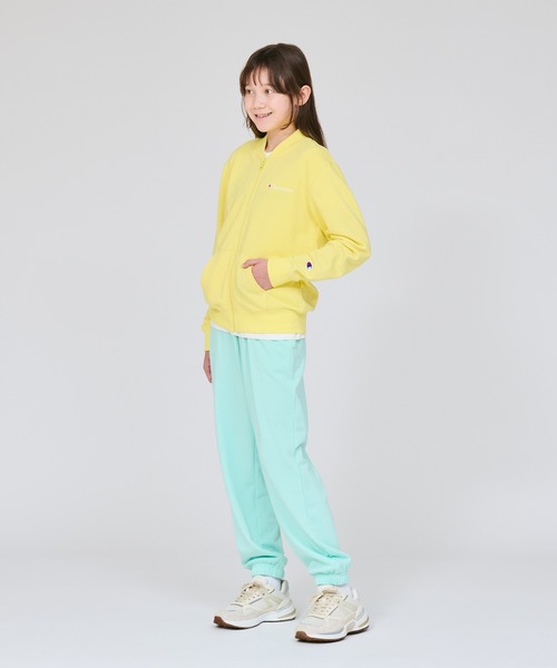 Champion（チャンピオン）の「【Champion/チャンピオン】キッズ ベーシック ジップスウェットシャツ（スウェット・キッズ・アクア/ライトイエロー/ヘザーグレー/ブラック系その他・130/120/150/140/160/110）」の6枚目の写真