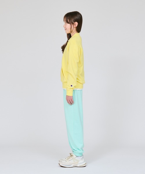 Champion（チャンピオン）の「【Champion/チャンピオン】キッズ ベーシック ジップスウェットシャツ（スウェット・キッズ・アクア/ライトイエロー/ヘザーグレー/ブラック系その他・130/120/150/140/160/110）」の7枚目の写真