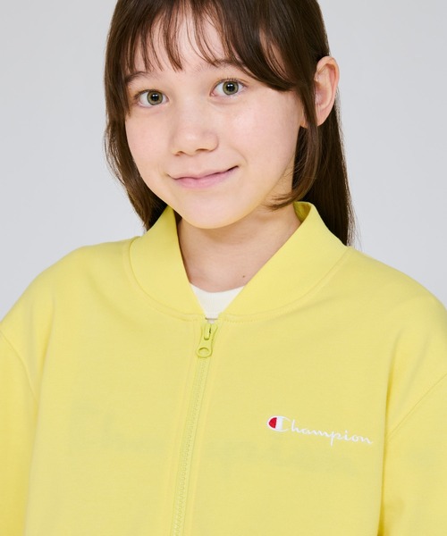 Champion（チャンピオン）の「【Champion/チャンピオン】キッズ ベーシック ジップスウェットシャツ（スウェット・キッズ・アクア/ライトイエロー/ヘザーグレー/ブラック系その他・130/120/150/140/160/110）」の9枚目の写真