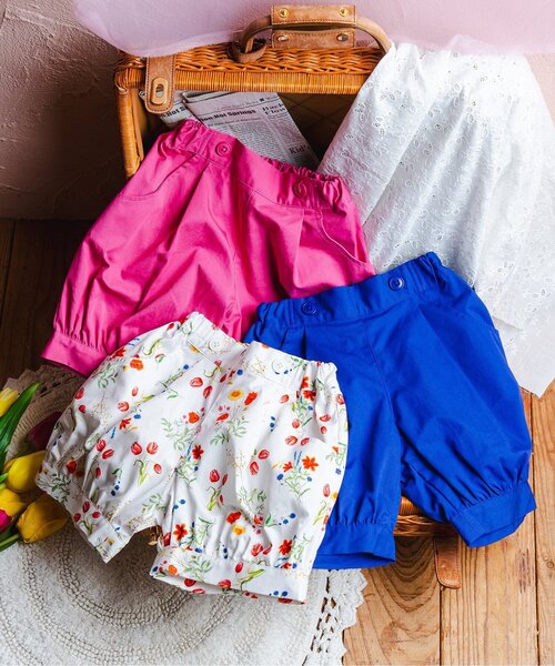 Boribon(ボリボン)の「タック入りバルーンショートパンツ(その他パンツ・キッズ・ピンク/その他3/ロイヤルブルー・80/90/100/110/120)」の6枚目の写真