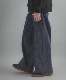 SENSE OF PLACE by URBAN RESEARCH | 『ユニセックス』ケミカルバギーワイドデニムパンツ(デニムパンツ)