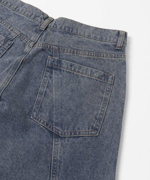 SENSE OF PLACE by URBAN RESEARCH（センスオブプレイスバイアーバンリサーチ）の「『ユニセックス』ケミカルバギーワイドデニムパンツ（デニムパンツ・メンズ・インディゴブルー/ネイビー/ブラック・MEDIUM/LARGE）」の18枚目の写真