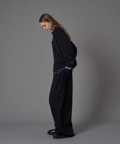 ONCILY(オンシェリー)の「LAYERED COLOR KNIT SHIRT CARDIGAN / レイヤードカラーニットシャツカーディガン(シャツ/ブラウス・メンズ・グレー系その他2/ネイビー/ライトグレー/ブラック/グレー系その他/チャコールグレー・SMALL/MEDIUM/LARGE)」の17枚目の写真