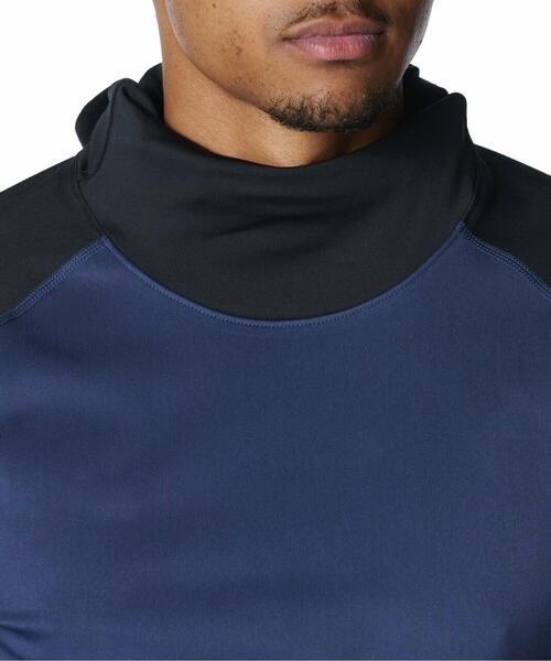UNDER ARMOUR(アンダーアーマー)の「UAコールドウェザー プロ フーディー(トレーニング/メンズ)(Tシャツ/カットソー・メンズ・ネイビー×ホワイト・2XL)」の6枚目の写真