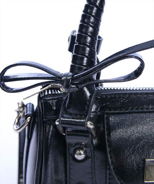 clear（クリア）の「2WAYミニハンドバッグ［大人 カジュアル 着回し力抜群］≪新作≫（ハンドバッグ・レディース・ブラウン/ブラック・F）」の3枚目の写真