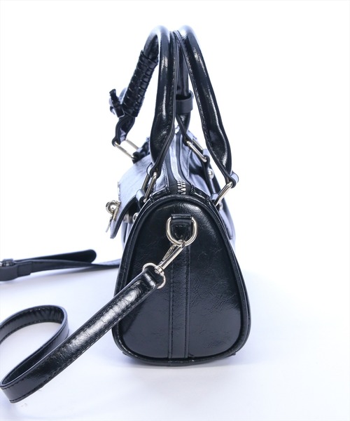 clear（クリア）の「2WAYミニハンドバッグ［大人 カジュアル 着回し力抜群］≪新作≫（ハンドバッグ・レディース・ブラウン/ブラック・F）」の5枚目の写真