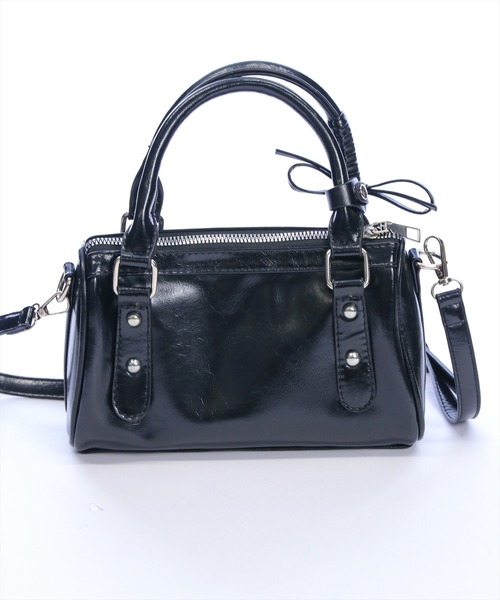 clear（クリア）の「2WAYミニハンドバッグ［大人 カジュアル 着回し力抜群］≪新作≫（ハンドバッグ・レディース・ブラウン/ブラック・F）」の6枚目の写真