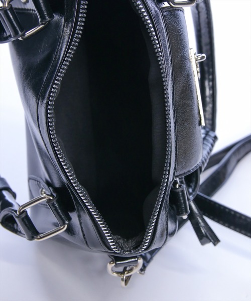 clear（クリア）の「2WAYミニハンドバッグ［大人 カジュアル 着回し力抜群］≪新作≫（ハンドバッグ・レディース・ブラウン/ブラック・F）」の7枚目の写真