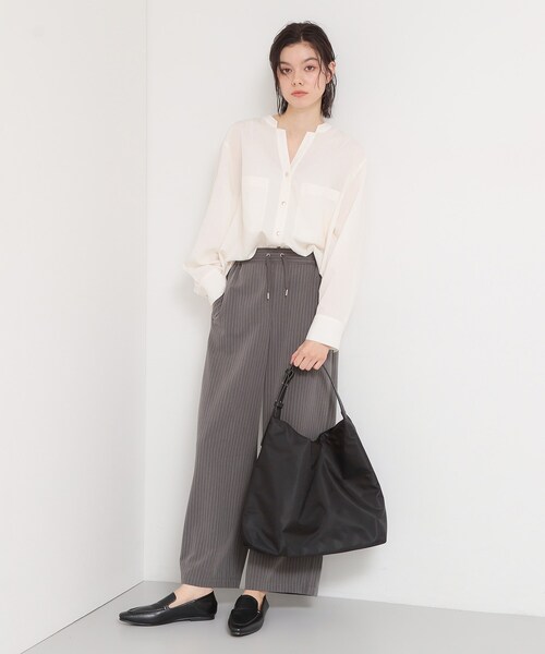 THE SHOP TK (ザ ショップ ティーケー )の「トライアングルナイロンバッグ(トートバッグ・レディース・グレー/ブラック/ベージュ・00)」の17枚目の写真