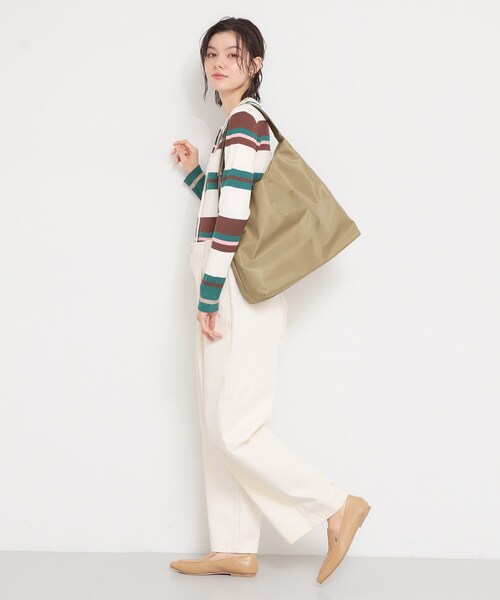 THE SHOP TK (ザ ショップ ティーケー )の「トライアングルナイロンバッグ(トートバッグ・レディース・グレー/ブラック/ベージュ・00)」の18枚目の写真