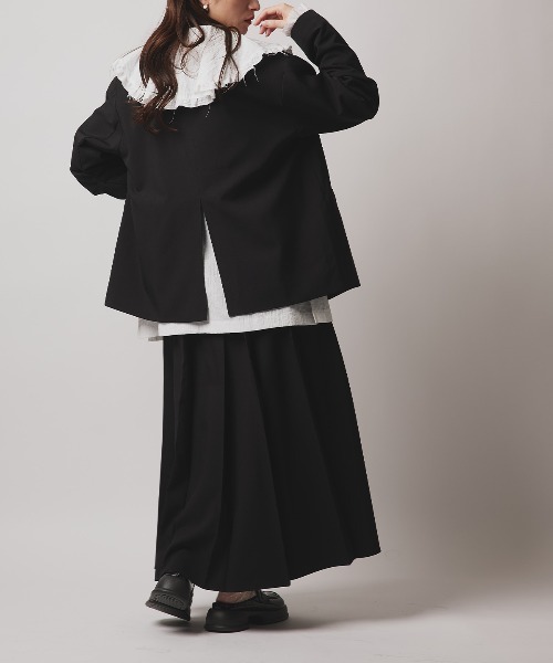 W:Huku(フーク)の「【W:Huku / ソフトタッチツイル】オーバー シルエット ジャケット / Soft Touch Twill Oversized Jacket(テーラードジャケット・レディース・ブラウン系その他/グレー系その他/ブラック/ベージュ系その他・FREE)」の22枚目の写真