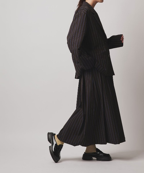 W:Huku(フーク)の「【W:Huku / ソフトタッチツイル】オーバー シルエット ジャケット / Soft Touch Twill Oversized Jacket(テーラードジャケット・レディース・ブラウン系その他/グレー系その他/ブラック/ベージュ系その他・FREE)」の16枚目の写真