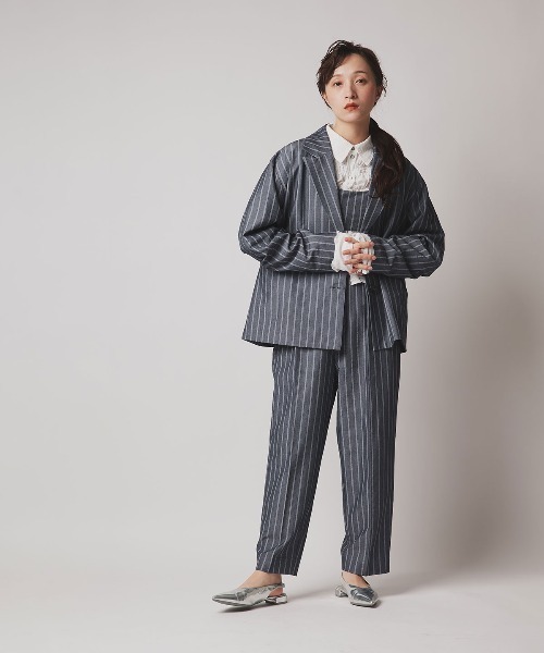 W:Huku(フーク)の「【W:Huku / ソフトタッチツイル】オーバー シルエット ジャケット / Soft Touch Twill Oversized Jacket(テーラードジャケット・レディース・ブラウン系その他/グレー系その他/ブラック/ベージュ系その他・FREE)」の6枚目の写真
