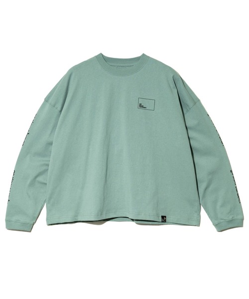 go slow caravan(ゴースローキャラバン)の「USA/C スクエアLOGO バックプリント ミドルLSTEE W(Tシャツ/カットソー・レディース・ホワイト/グリーン/ネイビー・FREE)」の11枚目の写真