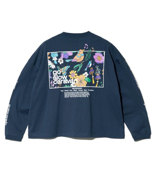 go slow caravan(ゴースローキャラバン)の「USA/C スクエアLOGO バックプリント ミドルLSTEE W(Tシャツ/カットソー・レディース・ホワイト/グリーン/ネイビー・FREE)」の18枚目の写真