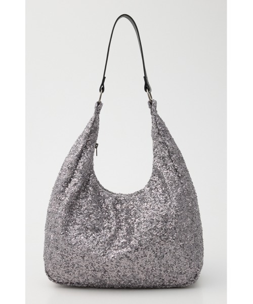 LAGUA GEM(ラグアジェム)の「SEQUINS BIG バッグ(ショルダーバッグ・レディース・ブラック/シルバー・FREE)」の2枚目の写真