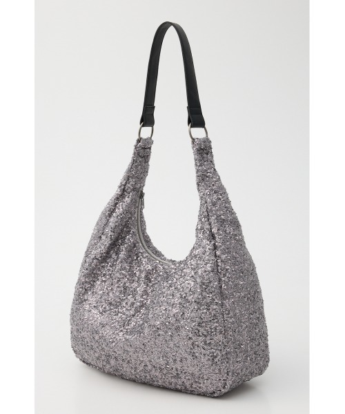 LAGUA GEM(ラグアジェム)の「SEQUINS BIG バッグ(ショルダーバッグ・レディース・ブラック/シルバー・FREE)」の7枚目の写真