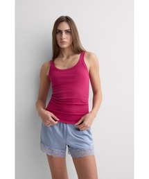 シルク Vネック タンクトップ（タンクトップ）｜Intimissimi（インティ