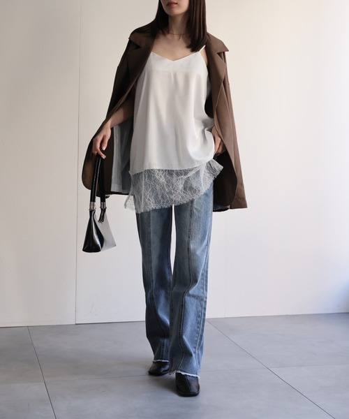 model：162cm 着用サイズ：F