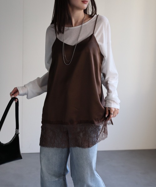 model：162cm 着用サイズ：F