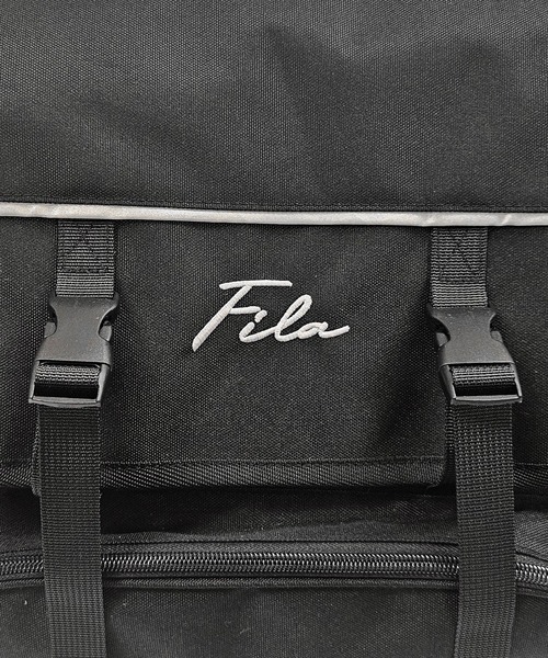 FILA(フィラ)の「【karlas別注】FILA フィラ サブリュック 拡張付リュックサック 子供 キッズ 学生 通学 通勤 大容量 筆記体ロゴ(バックパック/リュック・キッズ・ブラック/ベージュ・FREE)」の15枚目の写真