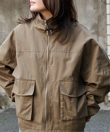 VENCEEXCHANGE（ヴァンスエクスチェンジ）の「合繊ツイルスタンドジャケット（ブルゾン）」