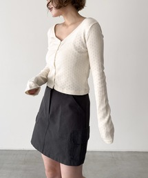 CANAL JEAN | HARING アイレットカーディガン(カーディガン/ボレロ)