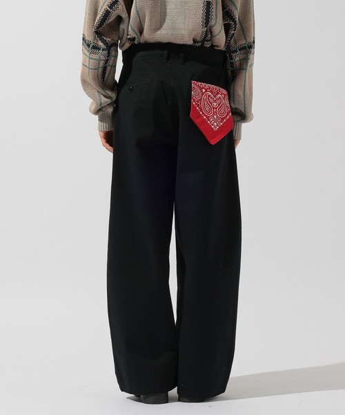 niko and...（ニコアンド）の「エクストラワイドチノパンツ（チノパンツ・メンズ・ブラック/ブラウン/ベージュ・MEDIUM/LARGE）」の5枚目の写真