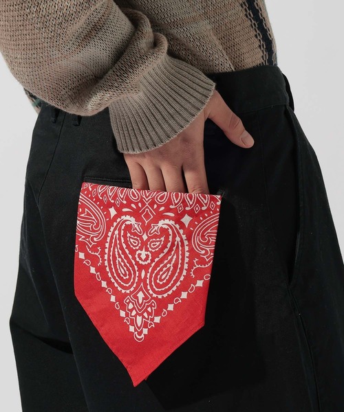 niko and...（ニコアンド）の「エクストラワイドチノパンツ（チノパンツ・メンズ・ブラック/ブラウン/ベージュ・MEDIUM/LARGE）」の10枚目の写真