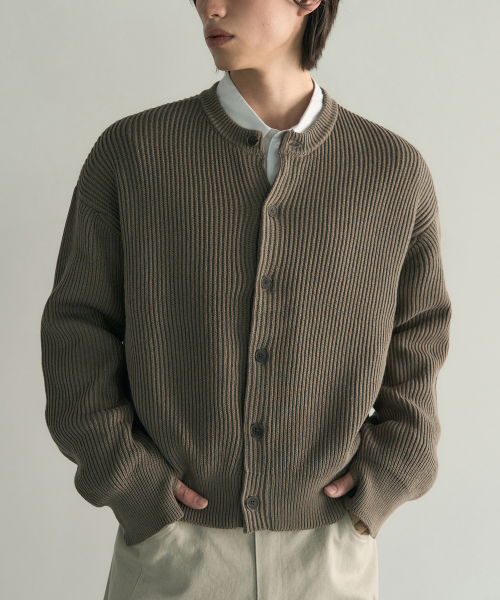 ROTEMBER（ローテンバー）の「アーカイブコットンクロップニットカーディガン[NAVY]（カーディガン/ボレロ・メンズ・その他・MEDIUM/LARGE/X-LARGE）」の3枚目の写真