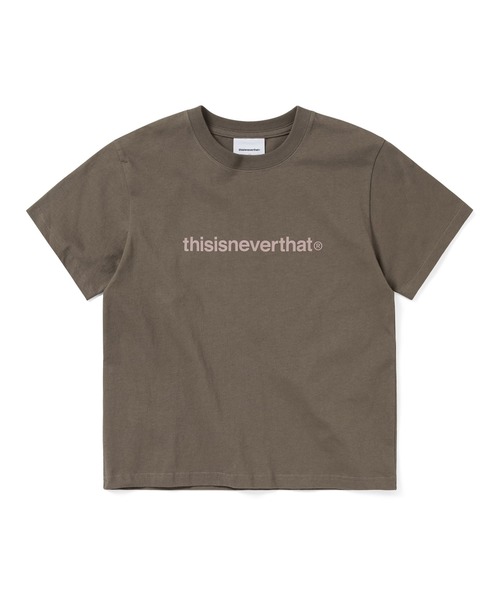 thisisneverthat(ディスイズネバーザット)の「T-Logo W Tee(Tシャツ/カットソー・メンズ・オートミール/ロイヤルブルー/ダークブラウン/ライム/ホワイト・M/S)」の1枚目の写真