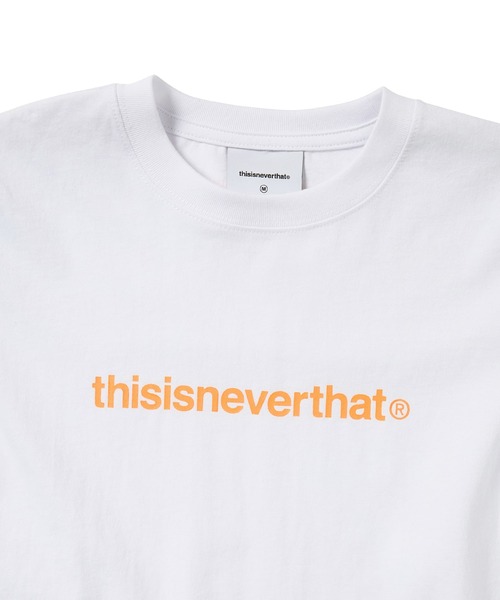thisisneverthat(ディスイズネバーザット)の「T-Logo W Tee(Tシャツ/カットソー・メンズ・オートミール/ロイヤルブルー/ダークブラウン/ライム/ホワイト・M/S)」の6枚目の写真