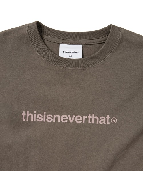 thisisneverthat(ディスイズネバーザット)の「T-Logo W Tee(Tシャツ/カットソー・メンズ・オートミール/ロイヤルブルー/ダークブラウン/ライム/ホワイト・M/S)」の8枚目の写真