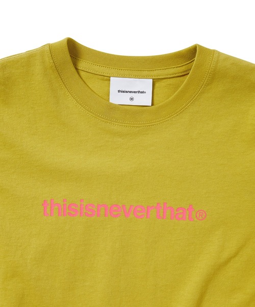 thisisneverthat(ディスイズネバーザット)の「T-Logo W Tee(Tシャツ/カットソー・メンズ・オートミール/ロイヤルブルー/ダークブラウン/ライム/ホワイト・M/S)」の12枚目の写真