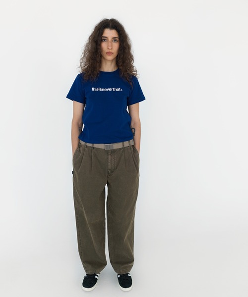 thisisneverthat(ディスイズネバーザット)の「T-Logo W Tee(Tシャツ/カットソー・メンズ・オートミール/ロイヤルブルー/ダークブラウン/ライム/ホワイト・M/S)」の17枚目の写真